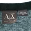 ARMANI EXCHANGE Long sleeve V neck sweater M Green system knit Men's Used