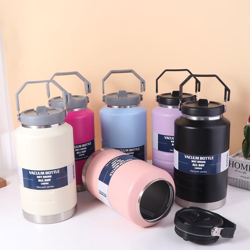 2L Coffee Travel Mug Large Capacity Drinks Bottle Gift Thermal Water Bottle  Outdoor
