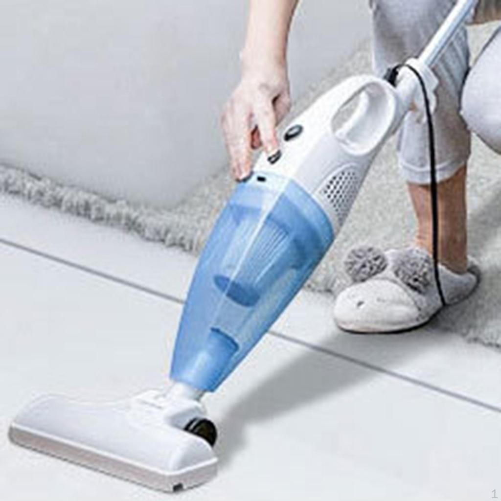 Compact Handheld Vacuum Cleaner with Nozzles for Home and Car Cleaning