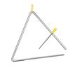 8 Inch Triangle Bell Triangolo with Metal Mallet Idiophone Steel Percussion Children Toddle Kid Rhythm Learning Early