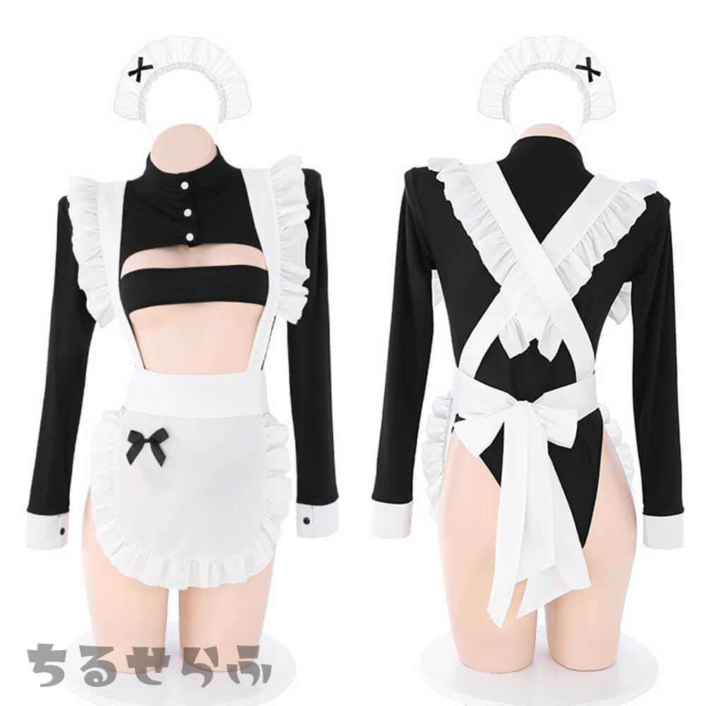 perfect XL size for those who have found cosplay too Maid Maid Authentic Product with Adult Size [Chiru Serafu] The tight Costume, Sexy, Cosplay,