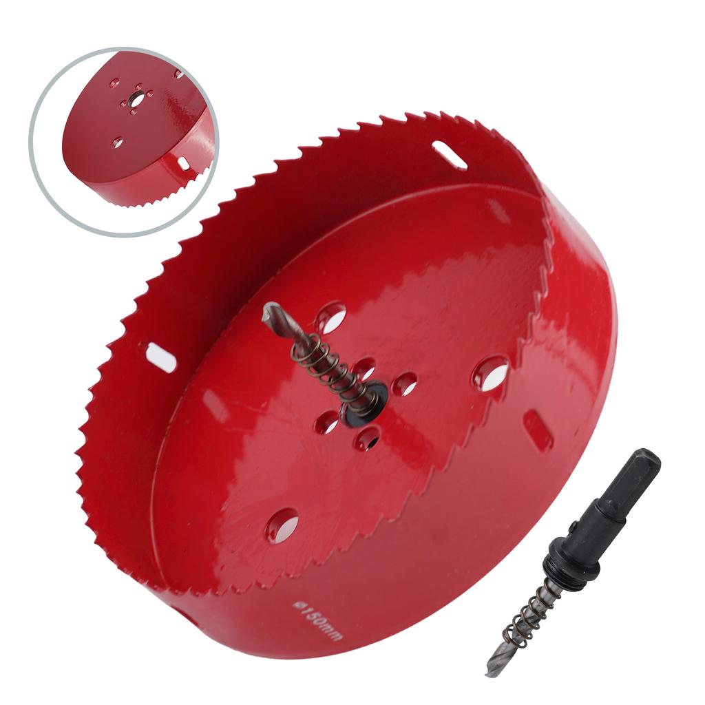 Vrták Plastové Červené Elektrické vrtáky Robustní tepelně zpracované Adaptér vrtáků se šestihrannou stopkou M Bi Metal Bi Metal Saw