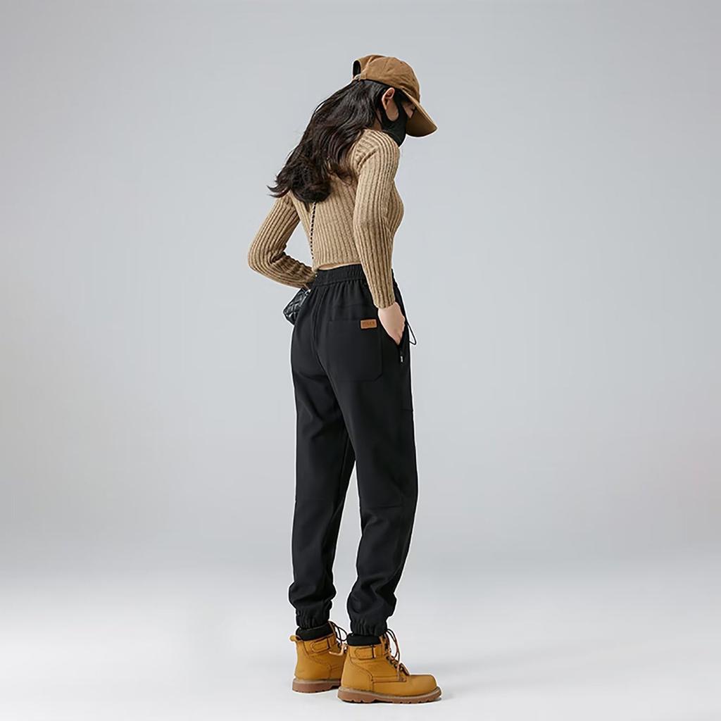 FLYGAGA Cargo Jogger Cold Weather Outdoor Long Trekking Available In 2 Styles Women's Pants, Pants, Fleece-Lined Trousers, Sweatpants, Pants,