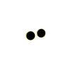 Round Shell Minimalist Stud Earrings Cold Men'S And Women'S Earrings Personality Temperament Banquet Earrings