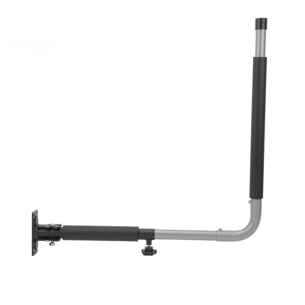 Foldable and Telescopic Car Roof Box Wall-Mounted Rack, 50kg Load Capacity, with Storage Hooks and Hanger for Kayaks, Canoes, and Surfboards