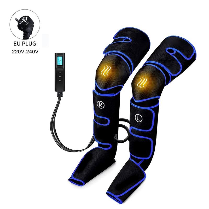 Electric Muscle Leg Relaxer 6 Modes Air Compression Recovery Boot Relieve Foot Fatigue Heating Leg MassagingTool