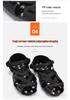 Professional Anti-slip Crampons with Spikes for Hiking, Ice Climbing, Fishing, and Snow - Outdoor Ice Grips Shoe Covers.