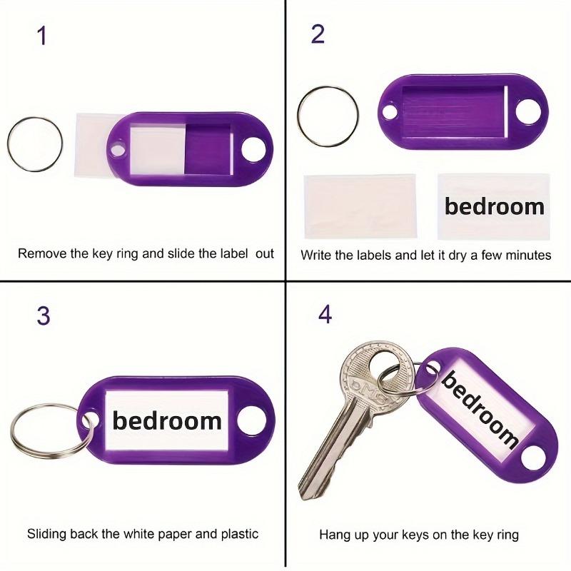 Colorful PP Plastic Key Label