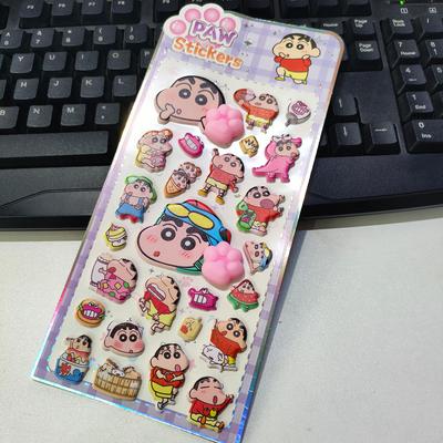 Hot Adorable Crayon Shinchan Gentle Three-dimensional Stickers Fit Designed for DIY Crafts Laptops Plus Other Decorative Stickers