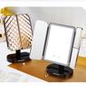 Yuri Yura LED Touch Makeup Mirror with Adjustable Brightness, HD Reflection, and Folding Design
