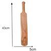 RSINC Strapazierfähiger Holz-Wäscheklopfer, Reinigungs-Natürlicher Holzschläger, Peddle, thaapi, für Schläger zum Wäschewaschen 43 * 5 CM Holz Thappi