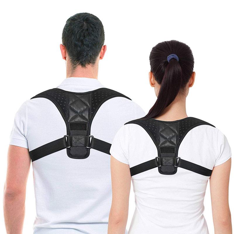 Comfortable Straightener Posture Corrector Breathable Back Support Brace for Men Lower Back Spine Shoulder and Neck Pain Relief