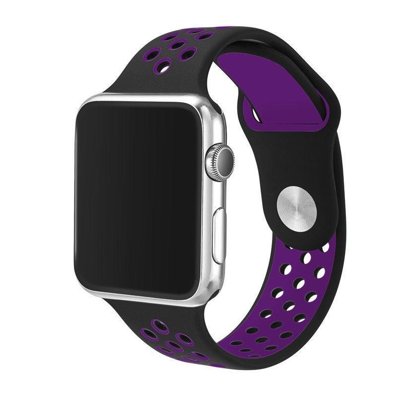 Replacement Sports Silicone Strap Watch Band For Apple Watch Iwatch 38mm 42mm