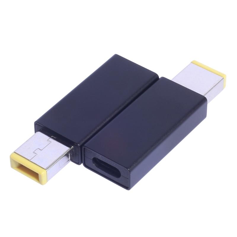 Quick Charging USB C To Square Port Conversion Adapter Type C To PD100W Converter Connect Multiple Devices Easily