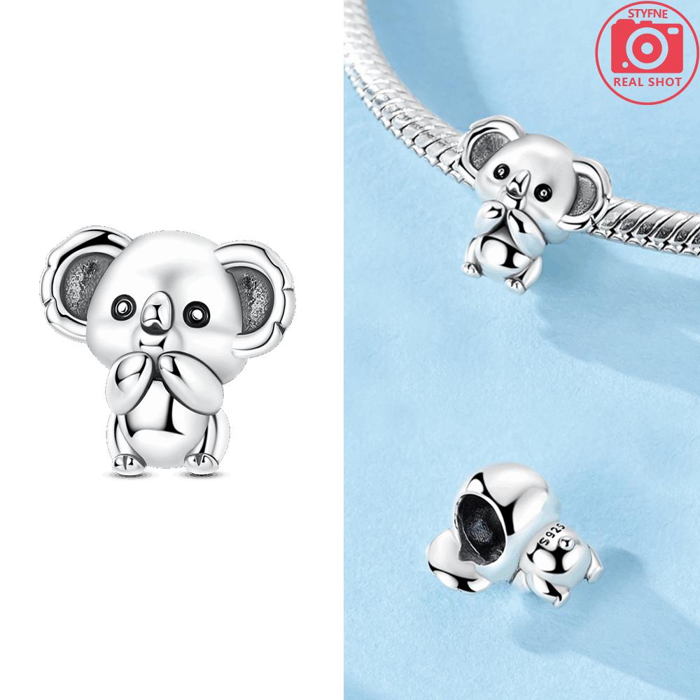 Charms Copper Original Koala Carp Heart Paws Beads Fit Bracelet Women Jewelry Diy Anniversary Fine Gift Acessory