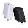 UK 3-Pin 5V2A Mobile Charger with USB Port and 1A Fast Charging