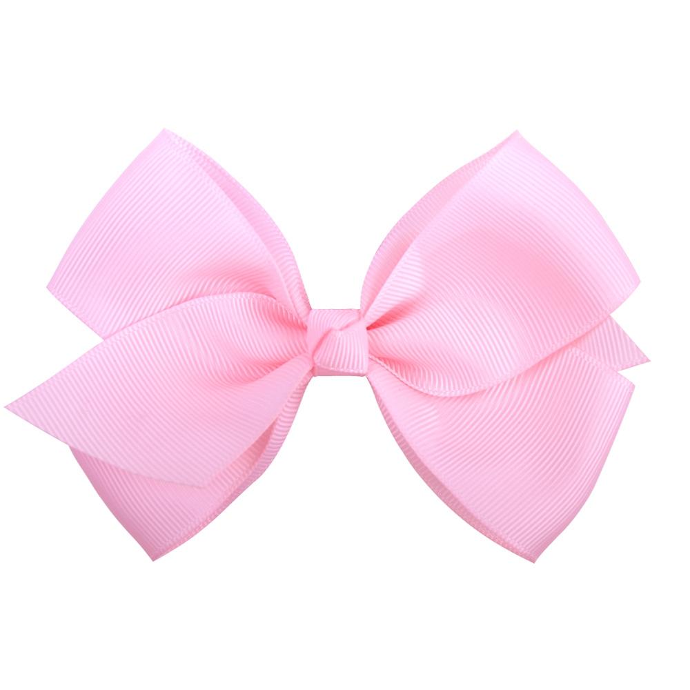 1pcs 4.5 Inches Sweet Candy Color Hair Bows With Clip Kids Girls Boutique Handmade Hair Clip Hairgrips Hair Accessories