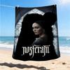1pc Nosferatu, Dracula Outdoor Flannel Blanket Gift For Boys Girls Adults, Family Friends