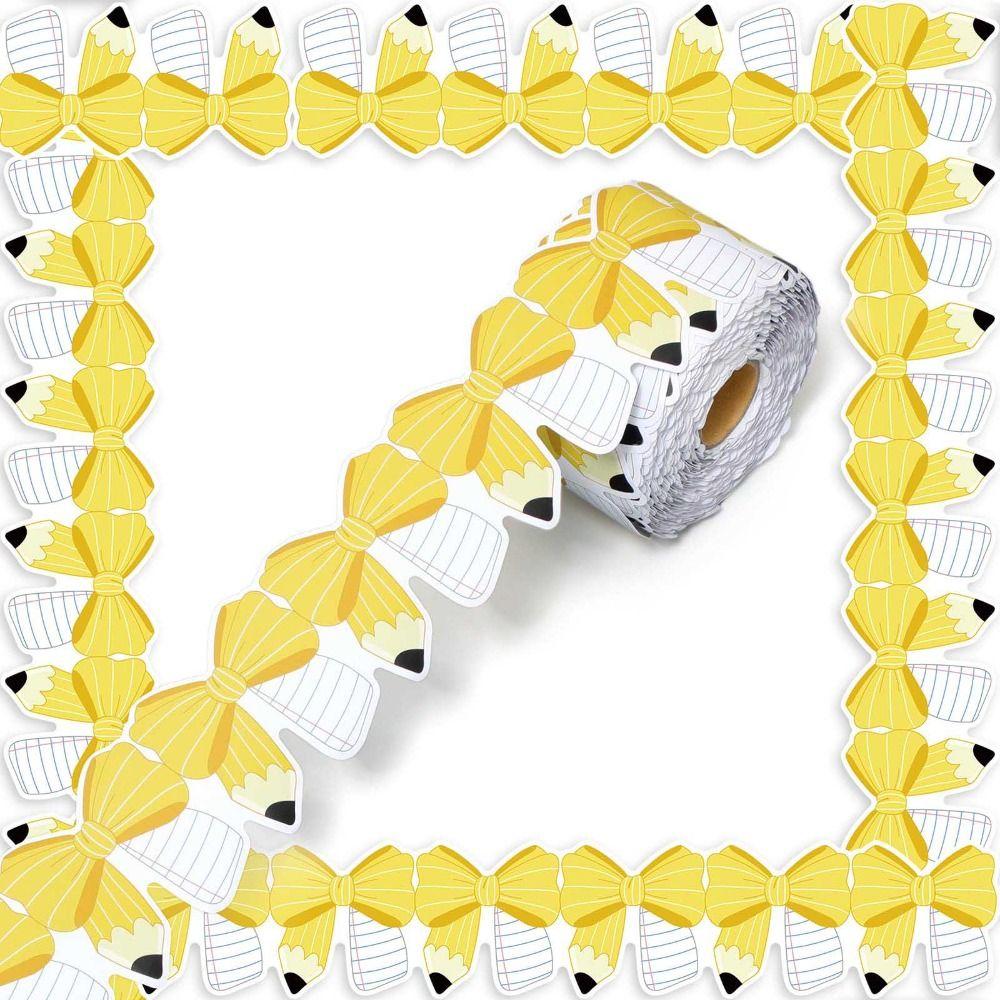 Self-Adhesive Bulletin Board Trim Blackboard Decorative Stickers  for Classroom Decorations