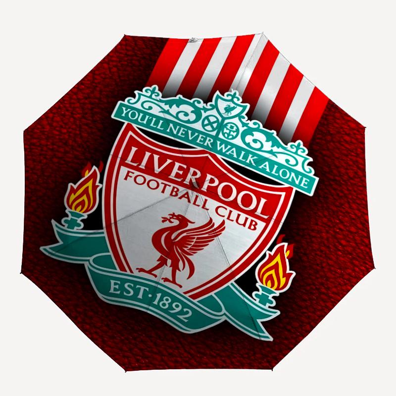1pc L-Liverpool Umbrella, Sun Protection, And UV Shielding. It Has Eight Sturdy Ribs for Outdoor Use And Perfect As a Holiday Gift