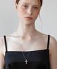 Tatiana (Silver 925) Dazzle Cross Pendant Long Necklace Nz2481