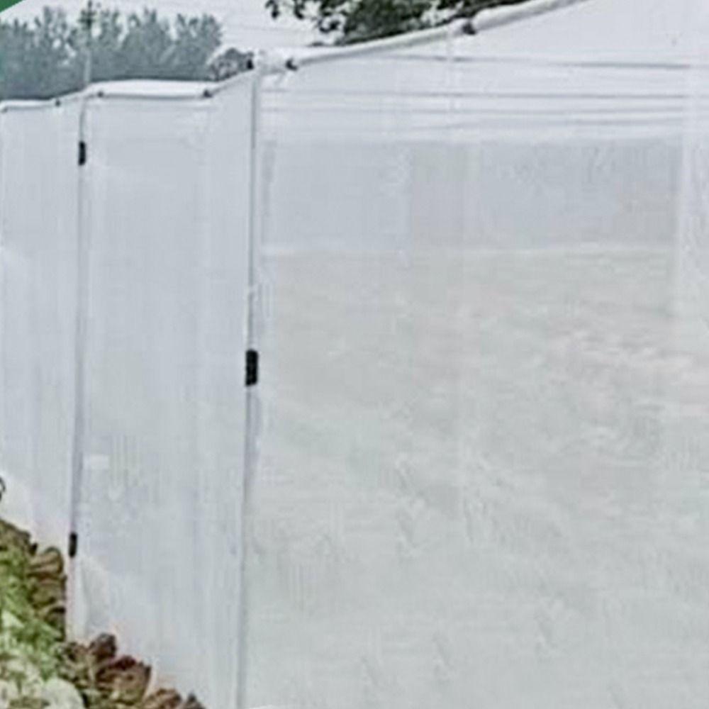 White Garden Insect Net 60 Mesh Insect Proof Mesh Cover Reusable Insect Screen  Farm
