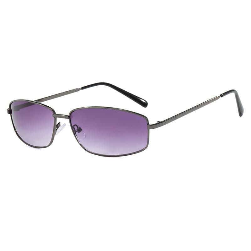 Vintage y2k Sunglasses Women Gradient Lens Metal Frame UV400 Protection Stylish Outdoor Shades Trendy Luxury Design