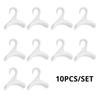 10pcs Plastic Hanger Connection Hooks Stackable Space Saving Storage Multifunctional Bags and Hats Hanging Rack Home Accessories