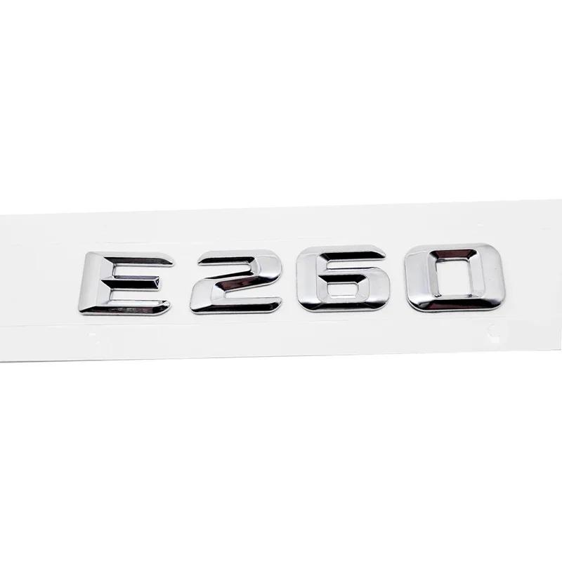 SXFA2 Car Rear Trunk Emblem Letter Badge for Mercedes Benz E53 E55 E63 E200 E220 E230 E240 E250 E260 E Class