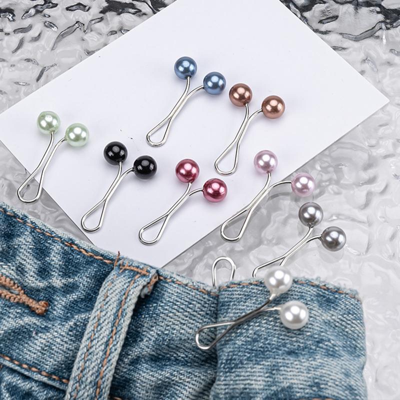 U-Shaped Pearl Brooch Fixed Straps Anti Slip Scarf Pin Diy Sewing Multi-Purpose Scarf Adjuster Lady Fixed Pins