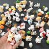 Cartoon Animal Mini Blind Bag Simulation Small Toys Kawaii Little Rabbits Cats Childrens Resin Desktop Small Ornaments Toy Gifts