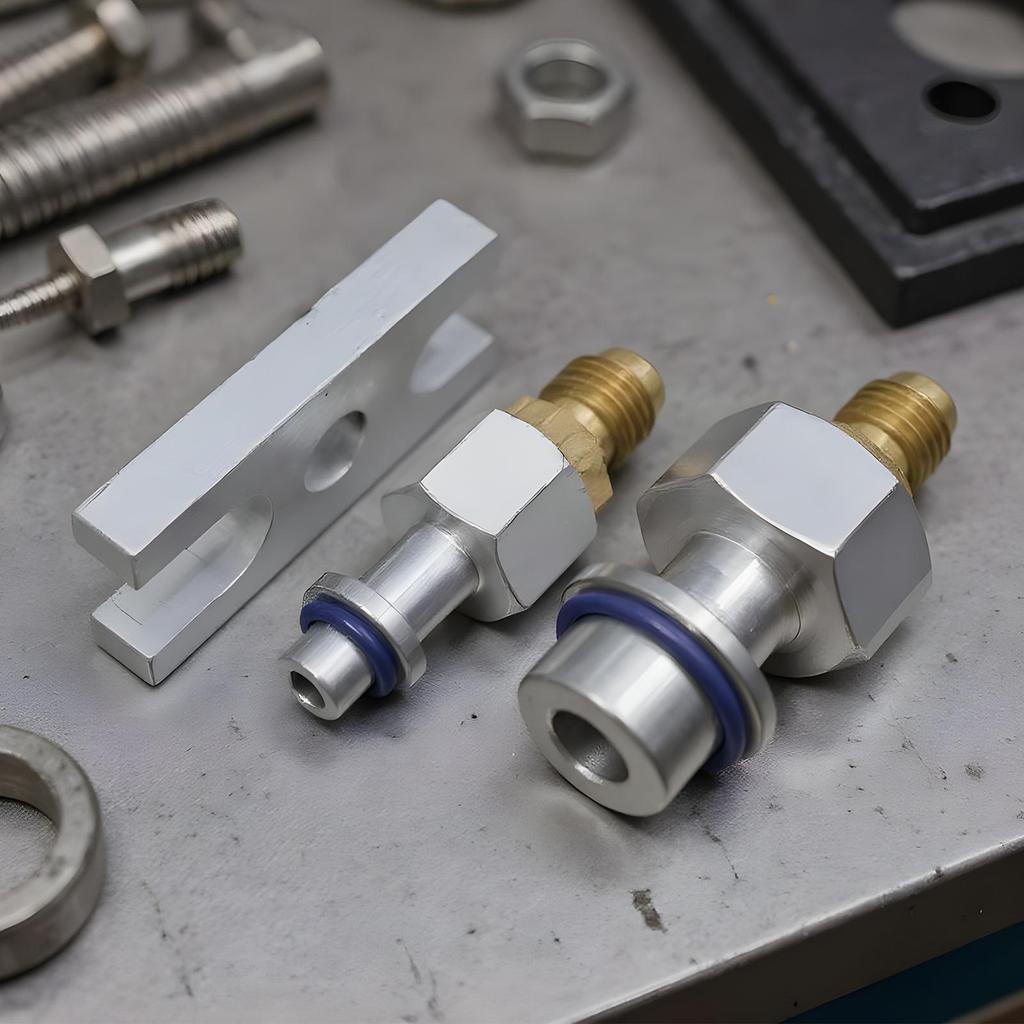 Tappo per Test di Perdite Aria Condizionata Strumento per Rilevamento Perdite Manutenzione Tappo di Test Tubo AC Per Negozio Auto Officina Garage Uomo Meccanico