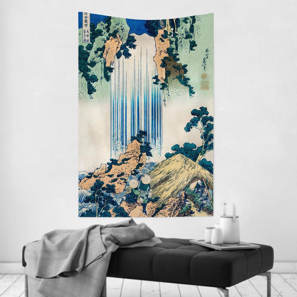 Katsushika Hokusai Tapestry Room Decor Wall Cloth Party Hanging Background Room Decor Baby Room