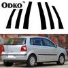 Car Window Pillar Posts Trim B C Column Cover Sticker Decal For Volkswagen Polo Mk4 (9N)5-Door Hatchback 2002-2008 2009 2010