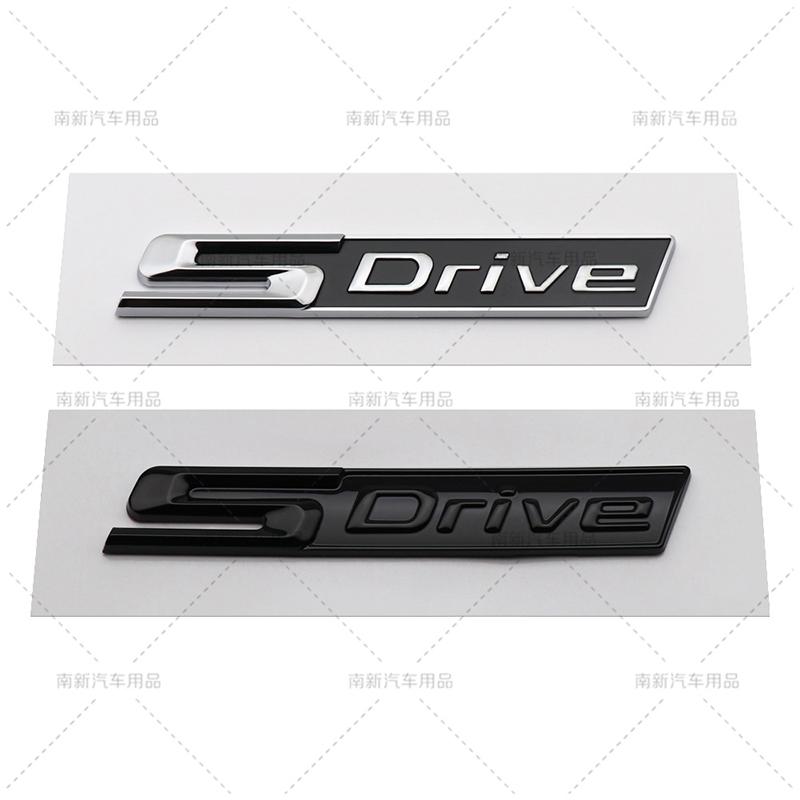 3D ABS Car XDrive SDrive Logo Emblem Badge Rear Boot Trunk Sticker Side Fender Decals For BMW 3 4 5 6 7 Series X1 X3 X5 X6 M3