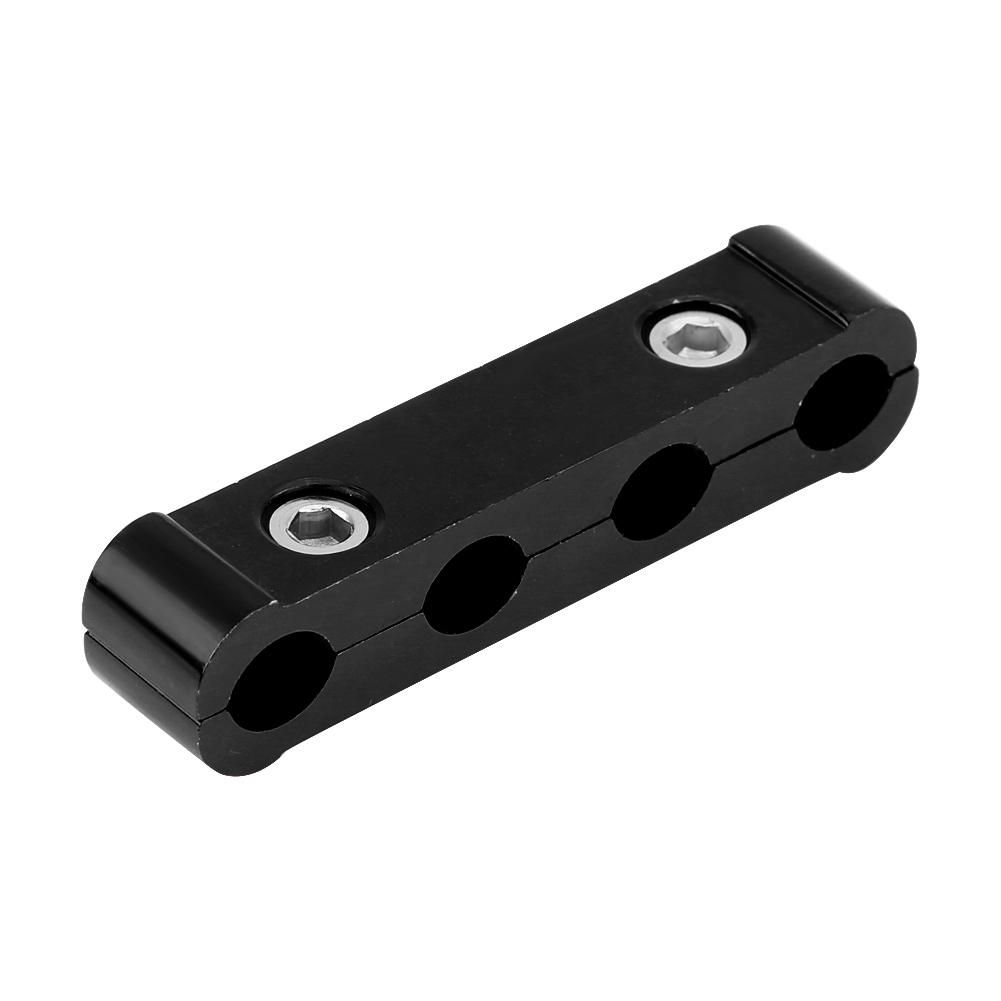 12 Pezzi Lega di Alluminio Separatore per Fili 8mm 9mm 10mm Divisore per Fili del Motore;Nero: