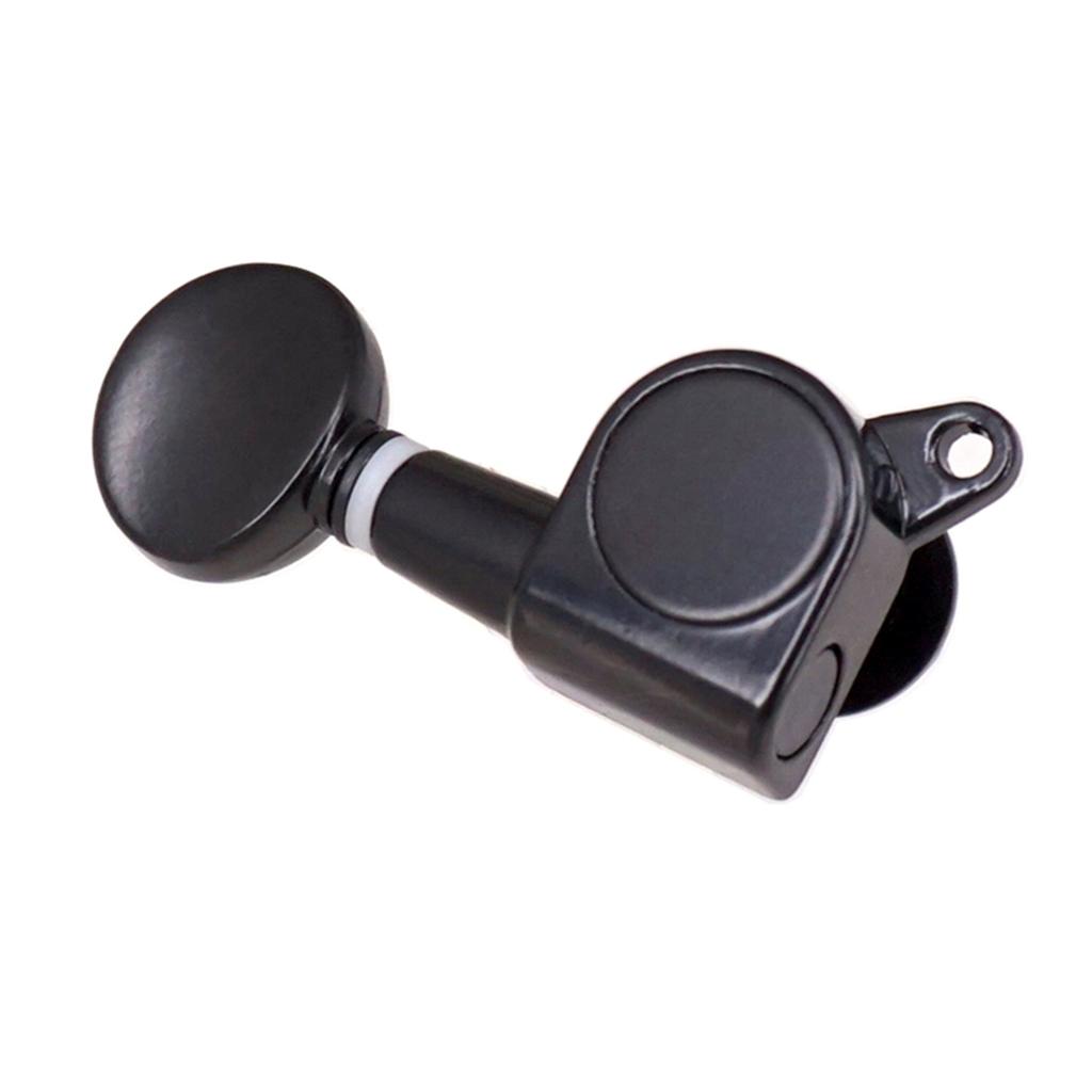 Guitar String Tuning Pegs Tuning Machines Sealed Machine Heads Tuning Keys Oval Button 6 Right for Electric Guitar or