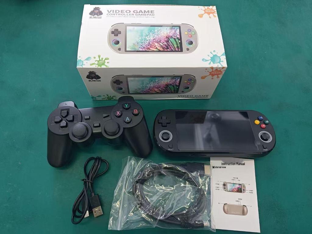 M22PRO Handheld Game Console for Two Players, HD PS1.