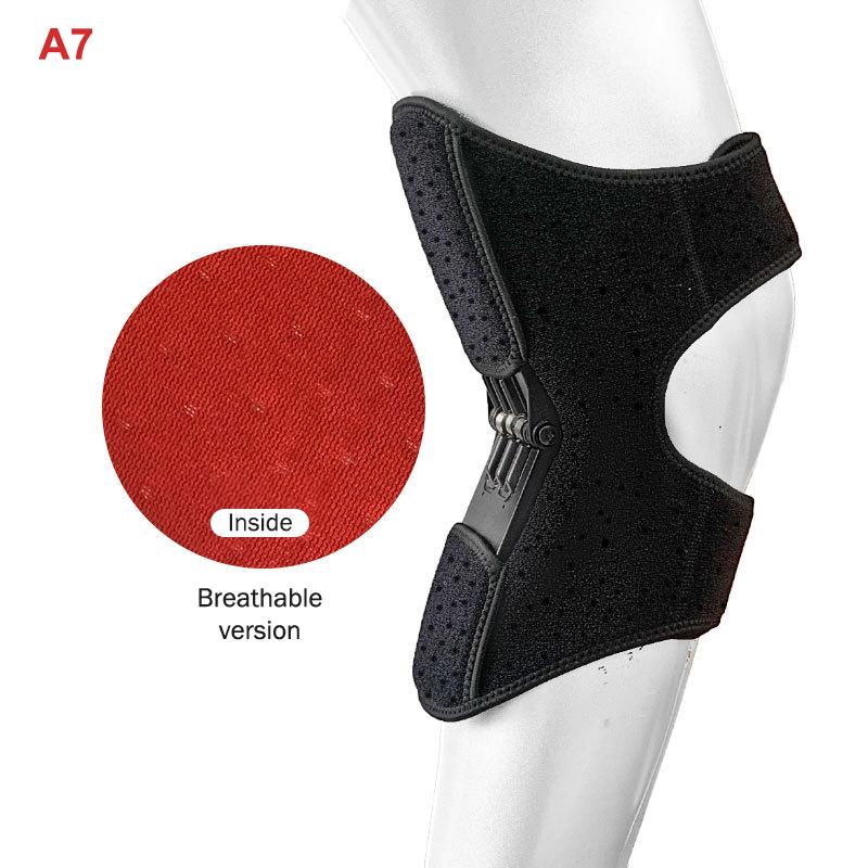 Rebound Springs Knee Assistive Device Non-Slip Breathable Booster Exoskeleton Brace Adjustable Spring Stabilizer Joint Support A7