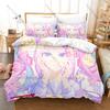Needy Streamer Overload Anime Bedding Set 3Pcs Duvet Cover Pillowcase Ultra Soft Microfiber Bedroom Decor For Gamers