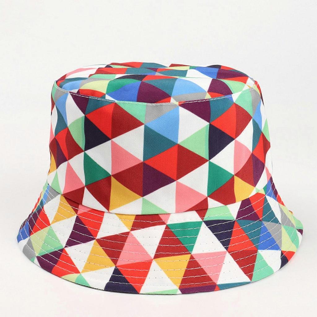 Cartoon Bucket Hat Small Pattern Fisherman Hat Double-sided Basin Hat All-match for Outdoor Running Walking Camping One