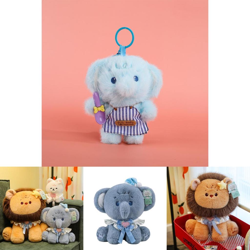 Plush Animal Toy Collection For Kid With Soft Short Plush Material For Playroom Decor