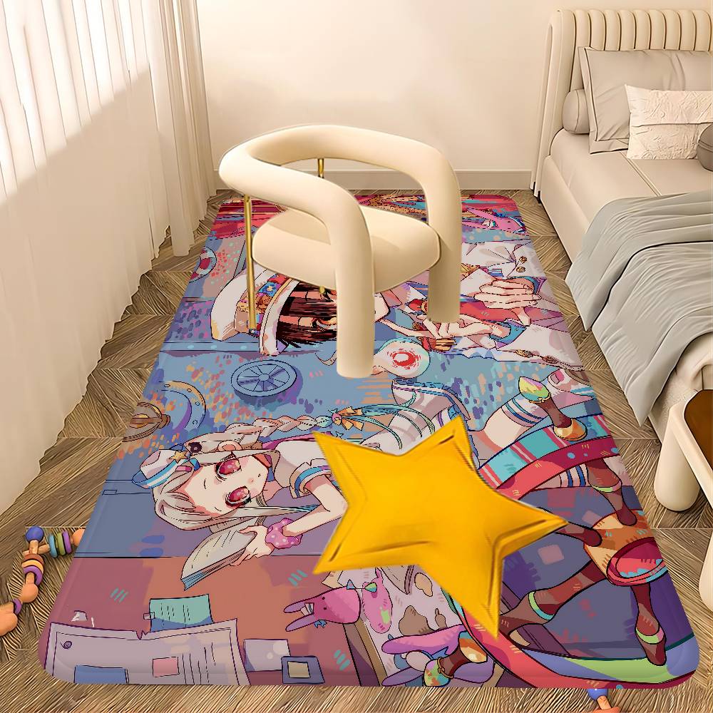 Anime Jibaku Shounen Hanako-kun Entrance Door Mat Nordic Style Bedroom Living Room Doormat Home Balcony Anti-Slip Modern