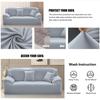 Solid Color Elastic Sofa Covers for Living Room Thicken Sectional Corner Slipcovers Couch Cover L Shape Need Buy 2PCS Cover