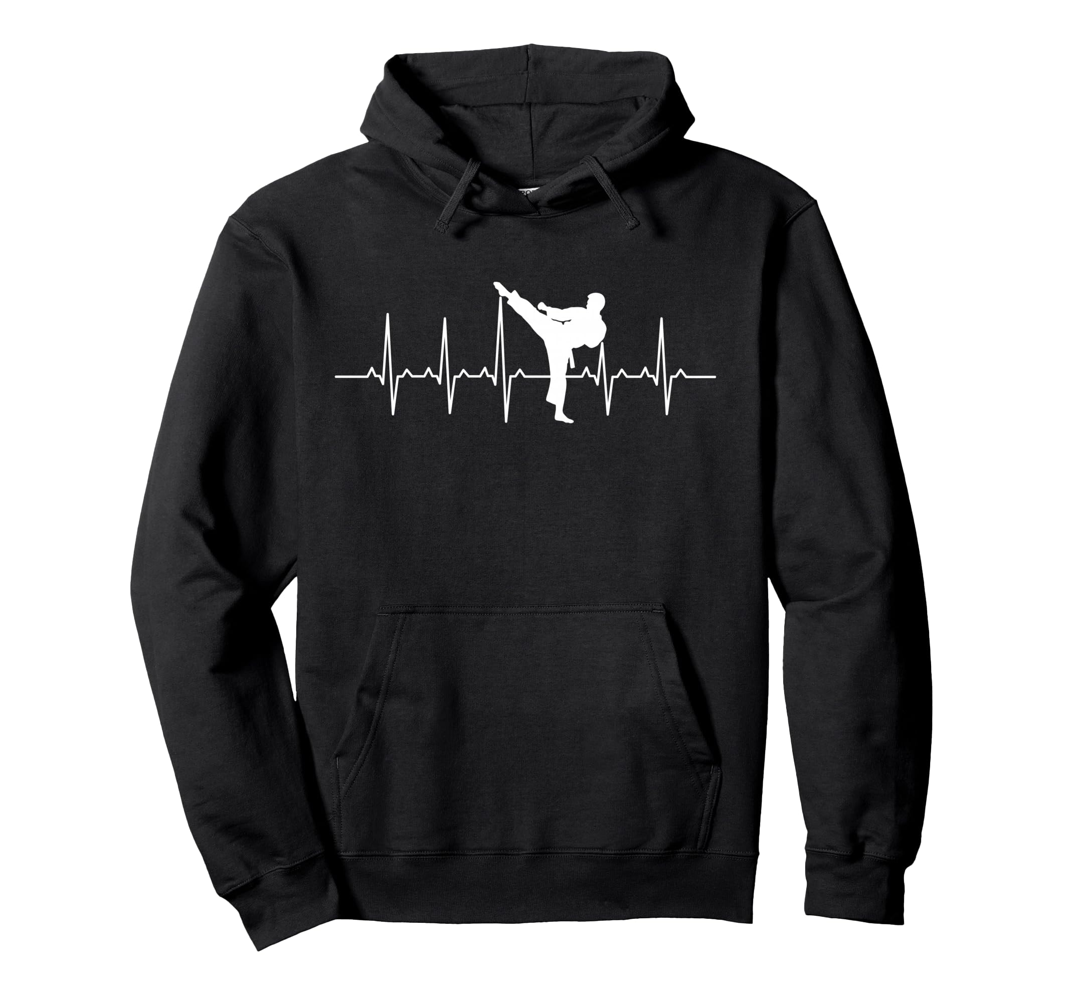 

Karate Heartbeat Martial Arts Instructor Taekwondo Enthusiast Hoodie чёрный