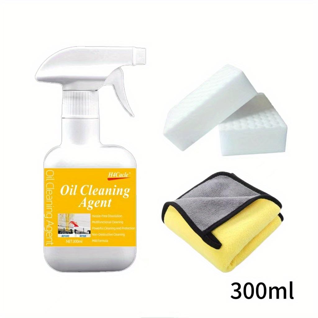 H4Cacle Средство для удаления масляных пятен Кухонная плитка Мощное средство для удаления масла Удаление дыма Спрей для плиты Легко удаляет масло Спрей Кухонный жир Долой 300ml