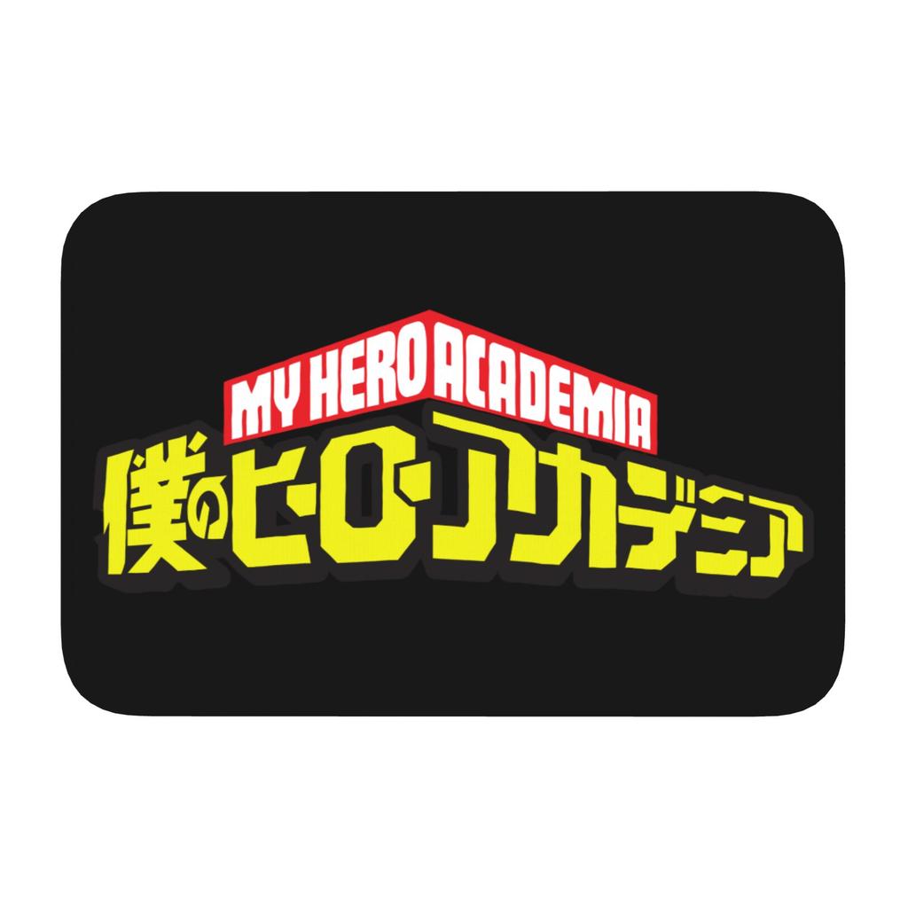 Custom Anime My Hero Academias Japan Manga Doormat Anti-Slip Entrance Kitchen Bath Floor Door Mats Bedroom Balcony Carpet Rug