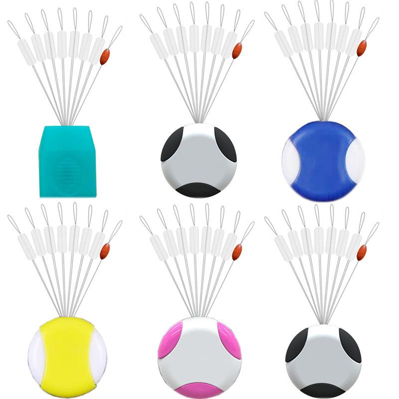 9-Piece Silicone Space Bean Set: Ultra-Tight, Transparent Green Beans