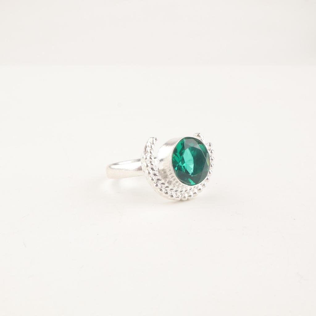 Chrome Diopside Gemstone 925 Sterling Silver Jewelry Handmade Ring For Wedding RR-48-4
