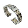 Braccialetto in Acciaio Inossidabile Solido a Cinque File per Orologi Seiko, con Chiusura di Sicurezza e Estremità Curve - 20mm/22mm